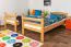 Jugendetagenbett 90 x 200 cm | Massivholz: Buche | Natur Lackiert | umbaubar in 2 Einzelbetten | Premium-Qualität | inkl. Rollroste Abbildung