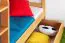 Kinderstockbett inkl. Stauraum (2 Schubkästen) | 90 x 200 cm | Massivholz: Buche | Natur Lackiert | umbaubar in 2 Einzelbetten | Premium-Qualität | inkl. Rollroste Abbildung