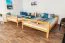 Stockbett für Kinder 160 x 200 cm | Massivholz: Buche | Natur Lackiert | umbaubar in 2 Einzelbetten | inkl. Rollroste Abbildung