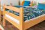 Jugendetagenbett 90 x 200 cm | Massivholz: Buche | Natur Lackiert | umbaubar in 2 Einzelbetten | Premium-Qualität | inkl. Rollroste Abbildung