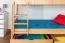 Kinderstockbett inkl. Stauraum (2 Schubkästen) | 90 x 200 cm | Massivholz: Buche | Natur Lackiert | umbaubar in 2 Einzelbetten | Premium-Qualität | inkl. Rollroste Abbildung