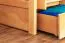 Kinderstockbett inkl. Stauraum (2 Schubkästen) | 90 x 200 cm | Massivholz: Buche | Natur Lackiert | umbaubar in 2 Einzelbetten | Premium-Qualität | inkl. Rollroste Abbildung