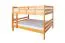 Stockbett für Kinder 160 x 200 cm | Massivholz: Buche | Natur Lackiert | umbaubar in 2 Einzelbetten | inkl. Rollroste Abbildung