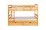 Jugendstockbett inkl. Stauraum (2 Schubkästen) | 90 x 200 cm | Massivholz: Buche | Natur Lackiert | umbaubar in 2 Einzelbetten | Premium-Qualität | inkl. Rollroste Abbildung