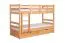 Kinderstockbett inkl. Stauraum (2 Schubkästen) | 90 x 200 cm | Massivholz: Buche | Natur Lackiert | umbaubar in 2 Einzelbetten | Premium-Qualität | inkl. Rollroste Abbildung
