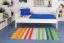 Bettrahmen für Kinder / Kinderbett 90 x 190 cm | Massivholz: Buche | Weiß Lackiert | besonders hohe Qualität Abbildung