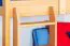 Kinderstockbett 90 x 200 cm | Massivholz: Buche | Natur Lackiert | umbaubar in 2 Einzelbetten | Premium-Qualität | inkl. Rollroste Abbildung