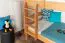 Jugendetagenbett 90 x 200 cm | Massivholz: Buche | Natur Lackiert | umbaubar in 2 Einzelbetten | Premium-Qualität | inkl. Rollroste Abbildung