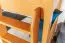 Kinderstockbett 90 x 190 cm | Massivholz: Buche | Natur Lackiert | umbaubar in 2 Einzelbetten | Premium-Qualität | inkl. Rollroste Abbildung