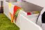 Kinderetagenbett inkl. Stauraum (2 Schubladen) | 90 x 200 cm | Massivholz: Buche | Weiß Lackiert | umbaubar in 2 Einzelbetten | Premium-Qualität | inkl. Rollroste Abbildung