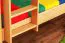 Jugendstockbett 90 x 200 cm | Massivholz: Buche | Natur Lackiert | umbaubar in 2 Einzelbetten | Premium-Qualität | inkl. Rollroste Abbildung