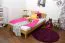 Bett Eiche massiv 120 x 200 cm geölt Abbildung