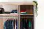 181 cm breiter Kleiderschrank mit 3 Türen | Farbe: Grau Abbildung