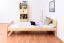 Kinderbett 120 x 200 cm | Massivholz: Kiefer | Natur Lackiert Abbildung