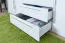 Kleiderschrank | 5 Drehtüren | 2 Schubladen | 7 Fächer | mit 3 Kleiderstangen | 232 cm breit | Farbe: Weiß Abbildung