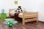 Kinderbett 80 x 200 cm | Massivholz: Buche | Natur Lackiert Abbildung
