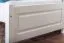 Bettrahmen für Kinder / Kinderbett 90 x 200 cm | Massivholz: Kiefer | Weiß Lackiert Abbildung