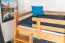 Etagenbett mit Stauraum / 2 Schubladen für Jugendliche 90 x 200 cm | Massivholz: Buche | Natur Lackiert | umbaubar in 2 Einzelbetten | Premium-Qualität | inkl. Rollroste Abbildung