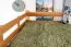 Etagenbett + Bettkasten/Unterkasten für Kinder 90 x 200 cm | Massivholz: Buche | Natur Lackiert | umbaubar in 2 Einzelbetten | inkl. Bettkasten | inkl. Rollroste Abbildung
