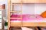 90 x 200 cm Etagenbett mit Stauraum / 2 Schubladen für Jugendliche Massivholz: Buche | Natur Lackiert | umbaubar in 2 Einzelbetten | Premium-Qualität | inkl. Rollroste Abbildung