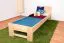 Kinderbett 80 x 200 cm | Massivholz: Buche | Natur Lackiert Abbildung