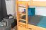 Etagenbett mit Stauraum / 2 Schubladen für Jugendliche 90 x 200 cm | Massivholz: Buche | Natur Lackiert | umbaubar in 2 Einzelbetten | Premium-Qualität | inkl. Rollroste Abbildung