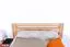 Kinderbett 100 x 200 cm | Massivholz: Buche | Natur Lackiert Abbildung