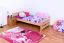 Kinderbett 90 x 200 cm | Massivholz: Buche | Natur Lackiert Abbildung