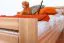 Kinderbett 100 x 200 cm | Massivholz: Buche | Natur Lackiert Abbildung