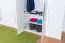 Großer 322 cm breiter Kleiderschrank mit 7 Türen | Farbe: Weiß Abbildung
