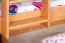 90 x 200 cm Stockbett mit Stauraum / 2 Schubladen für Kinder Massivholz: Buche | Natur Lackiert | umbaubar in 2 Einzelbetten | Premium-Qualität | inkl. Rollroste Abbildung