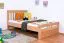 Kinderbett 120 x 200 cm | Massivholz: Buche | Natur Abbildung