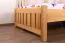 Kinderbett 100 x 200 cm | Massivholz: Eiche | Natur Lackiert Abbildung
