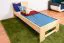 Kinderbett 80 x 200 cm | Massivholz: Buche | Natur Lackiert Abbildung