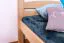 Kinderbett 90 x 200 cm | Massivholz: Buche | Natur Lackiert Abbildung