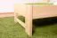 Kinderbett 80 x 200 cm | Massivholz: Buche | Natur Lackiert Abbildung