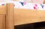 Kinderbett 100 x 200 cm | Massivholz: Eiche | Natur Lackiert Abbildung