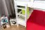 Etagenbett für Jugendliche 120 x 190 cm | Massivholz: Buche | Weiß Lackiert | umbaubar in 2 Einzelbetten | inkl. Rollroste Abbildung