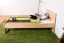Kinderbett 80 x 200 cm | Massivholz: Buche | Natur Lackiert Abbildung
