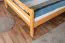 Breites Hochbett für Jugendliche 160 x 200 cm | Massivholz: Buche | Natur Lackiert | umbaubar in Einzelbett | Premium-Qualität | inkl. Rollrost Abbildung