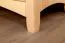 Kleiderschrank | 2 Drehtüren | 1 Schublade | mit Kleiderstange | 80 cm breit | Massivholz | Farbe: Natur Abbildung