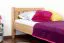 Kinderbett 90 x 200 cm | Massivholz: Buche | Natur Lackiert Abbildung