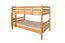 Etagenbett für Jugendliche 120 x 200 cm | Massivholz: Buche | Natur Lackiert | umbaubar in 2 Einzelbetten | inkl. Rollroste Abbildung