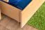 90 x 200 cm Etagenbett mit Stauraum / 2 Schubladen für Jugendliche Massivholz: Buche | Natur Lackiert | umbaubar in 2 Einzelbetten | Premium-Qualität | inkl. Rollroste Abbildung