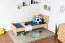 Kinderbett 80 x 200 cm | Massivholz: Buche | Natur Lackiert Abbildung