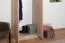 82 cm breiter Kleiderschrank mit 2 Türen | Farbe: Braun Abbildung