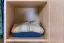 Kleiderschrank | 2 Drehtüren | 1 Schublade | 4 Fächer | mit Kleiderstange | 92 cm breit | Massivholz | Farbe: Natur Abbildung