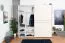 230 cm breiter Kleiderschrank mit 2 Türen | Farbe: Beige Abbildung