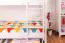 90 x 200 cm Etagenbett mit Stauraum / 2 Schubkästen für Jugendliche Massivholz: Buche | Weiß Lackiert | umbaubar in 2 Einzelbetten | Premium-Qualität | inkl. Rollroste Abbildung