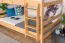 Etagenbett für Jugendliche 120 x 190 cm | Massivholz: Buche | Natur Lackiert | umbaubar in 2 Einzelbetten | inkl. Rollroste Abbildung